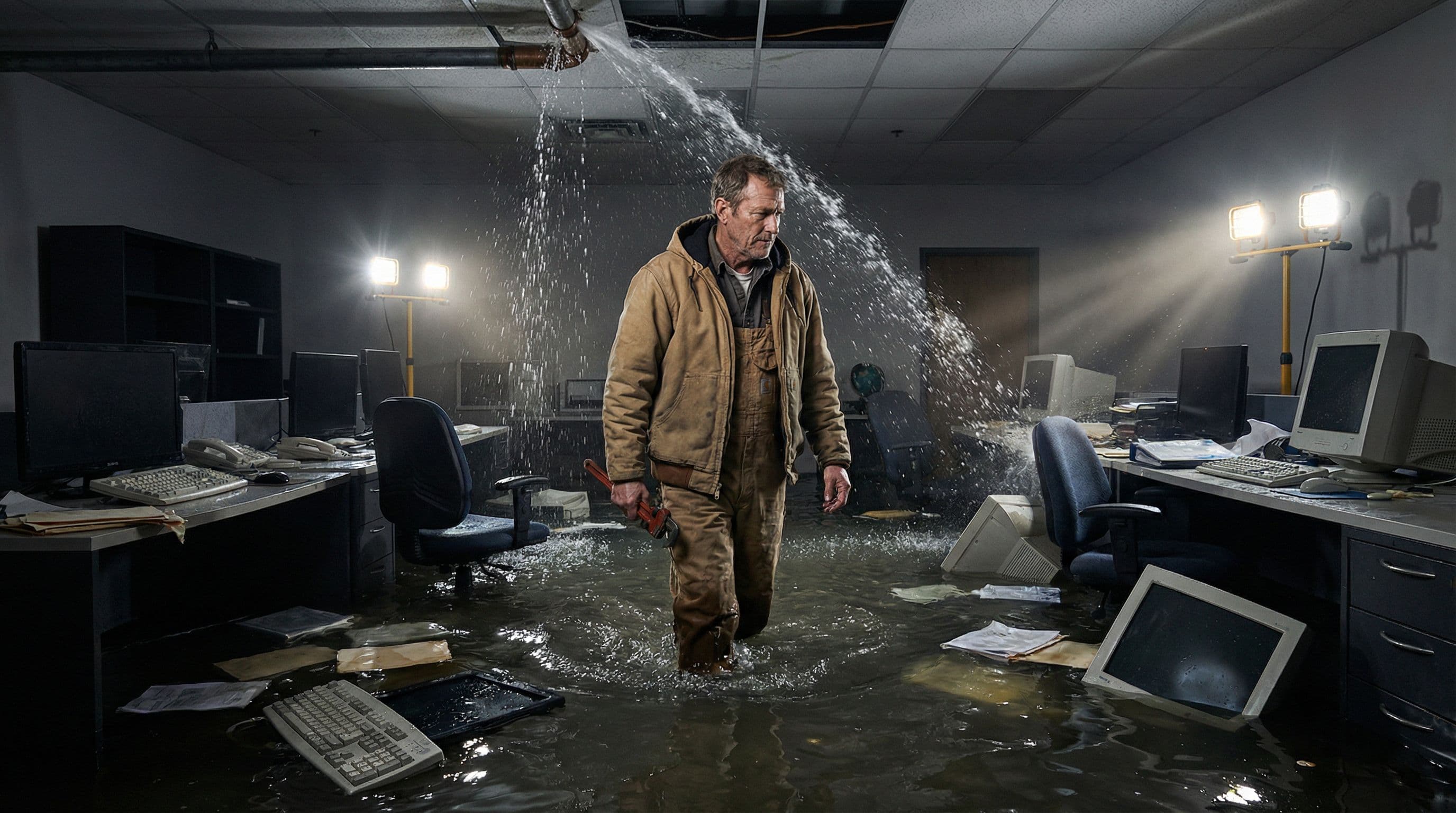 Wasserschaden beim Kunden