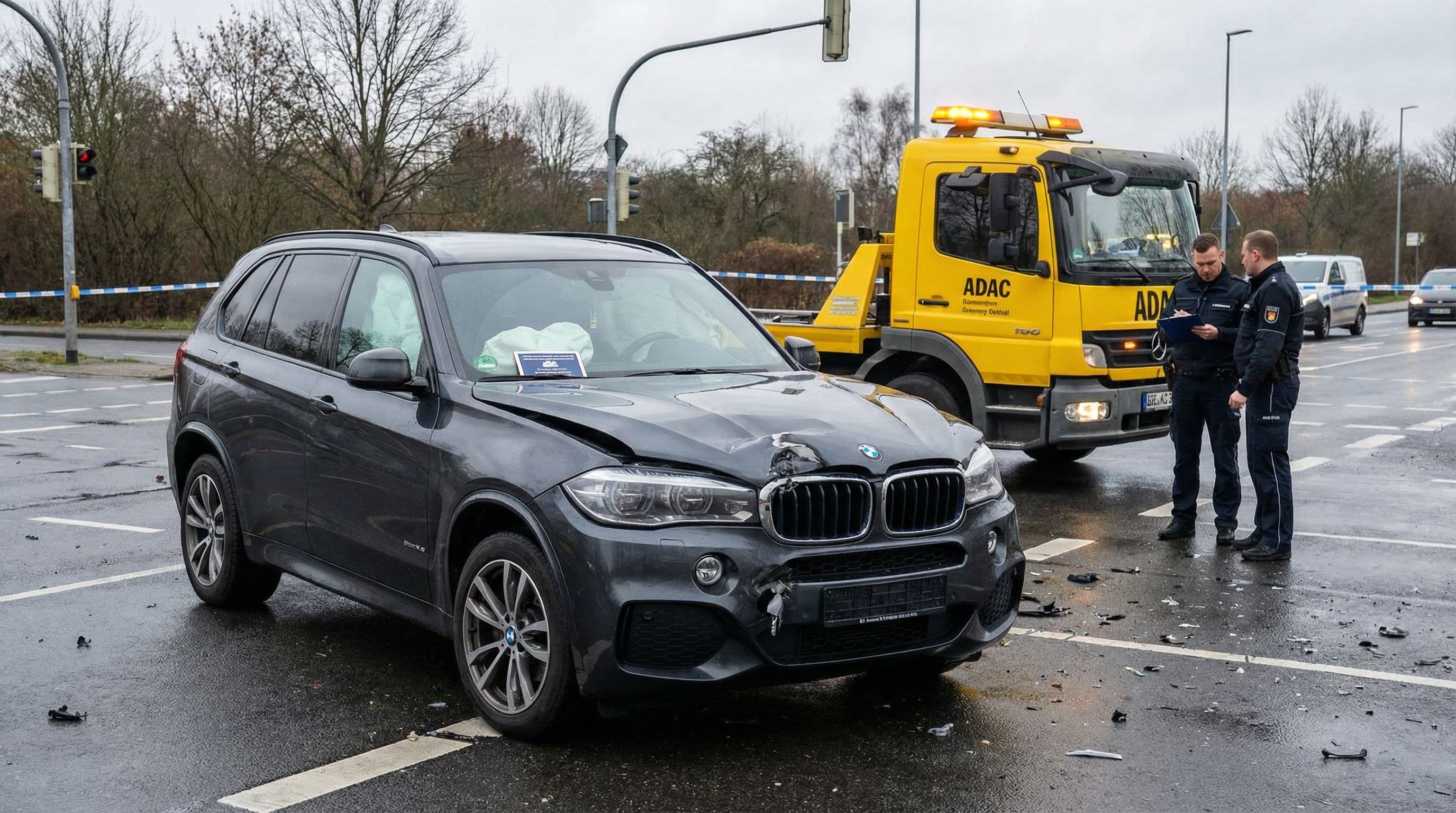 Leasing-Auto: Totalschaden nach Kreuzungsunfall