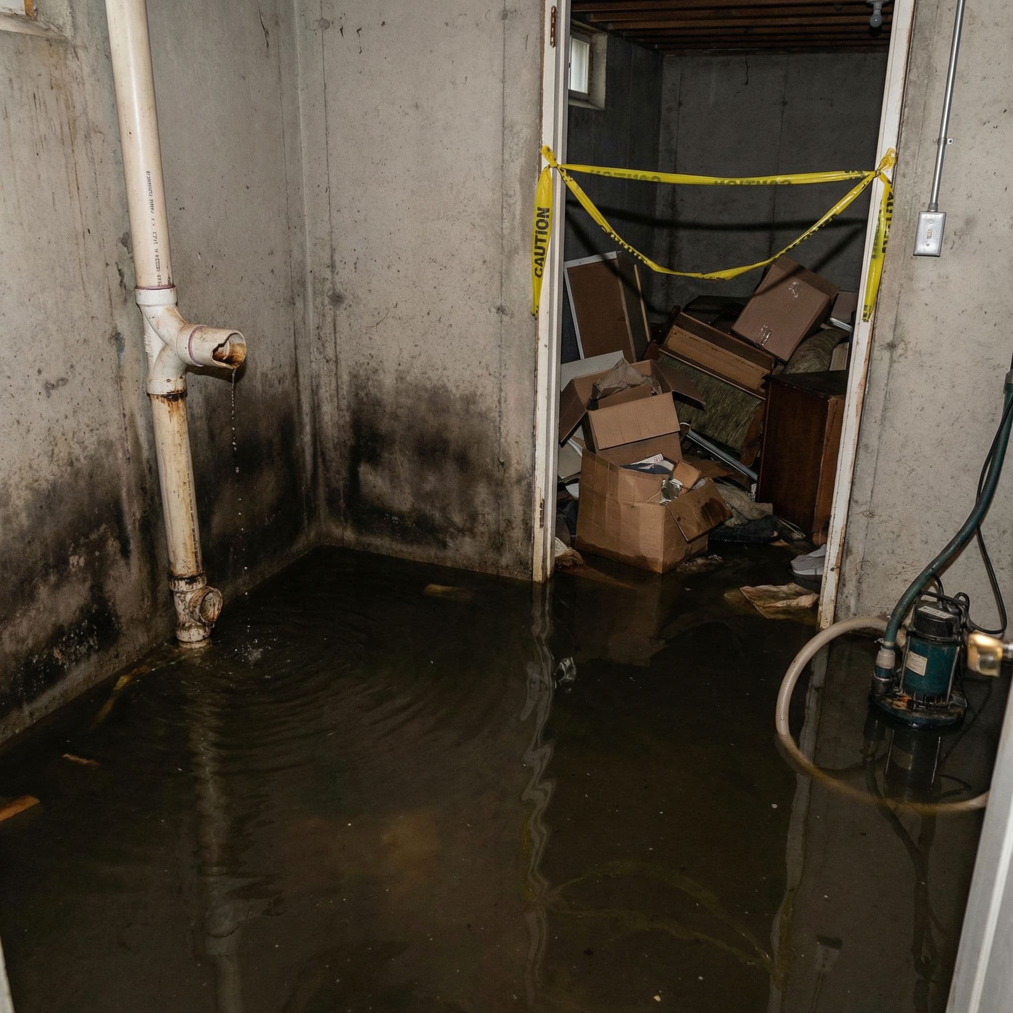 Abwasser-Rückstau im Mietshaus