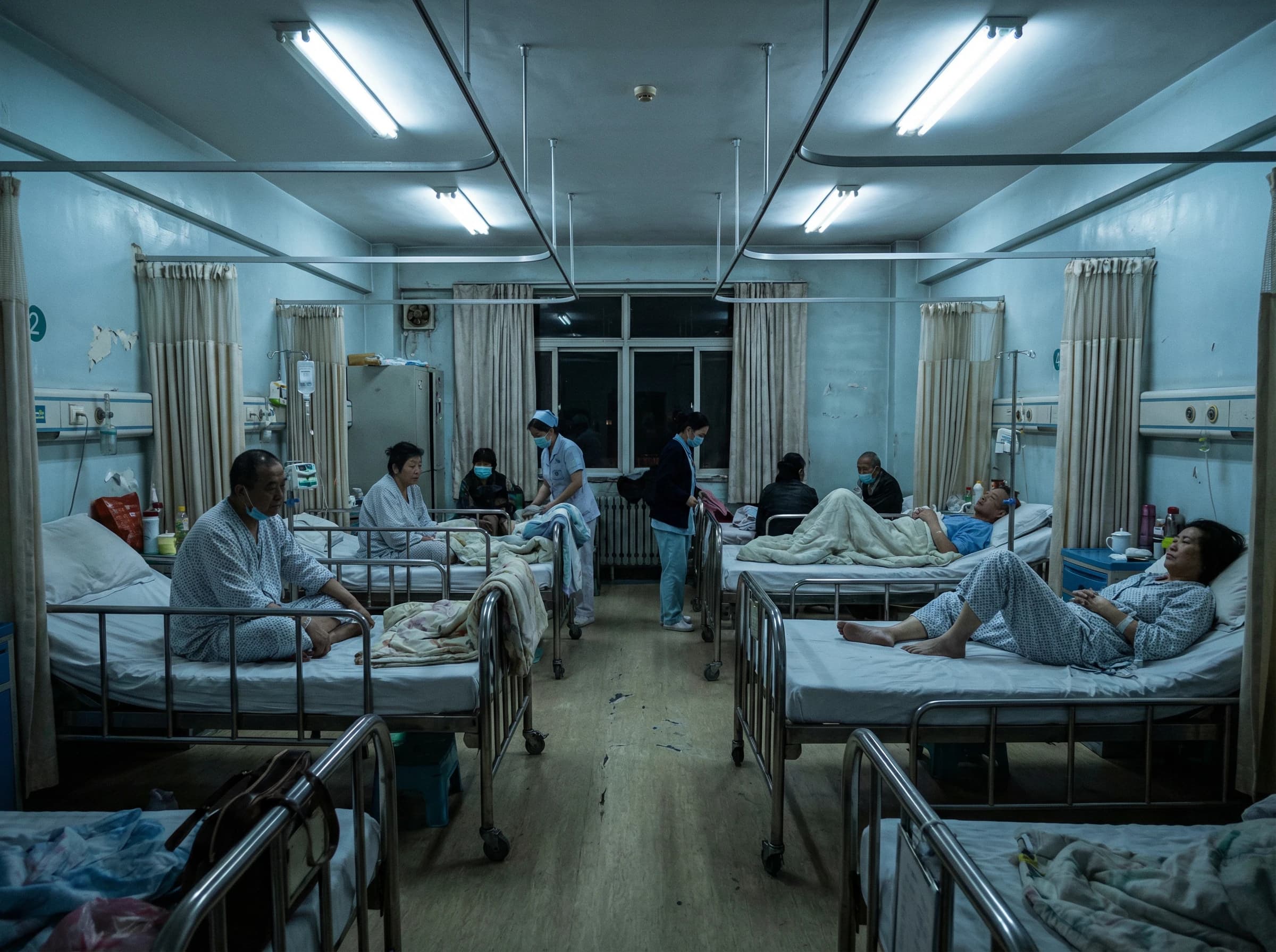 Vierbettzimmer nach der OP