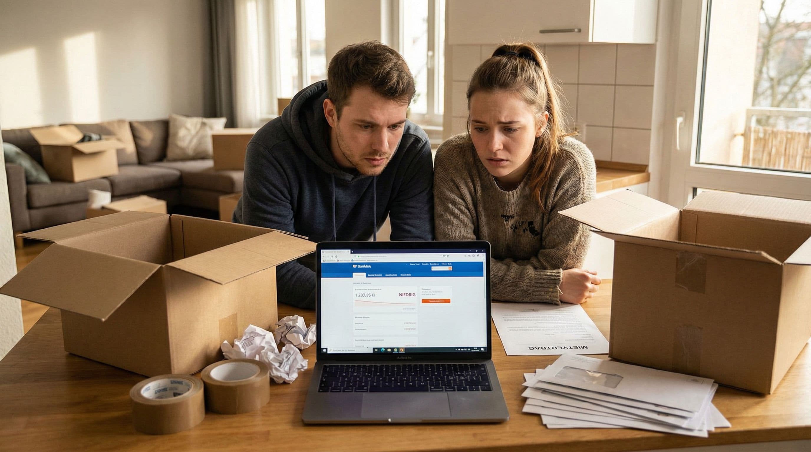Der erste Umzug – und das Konto ist leer