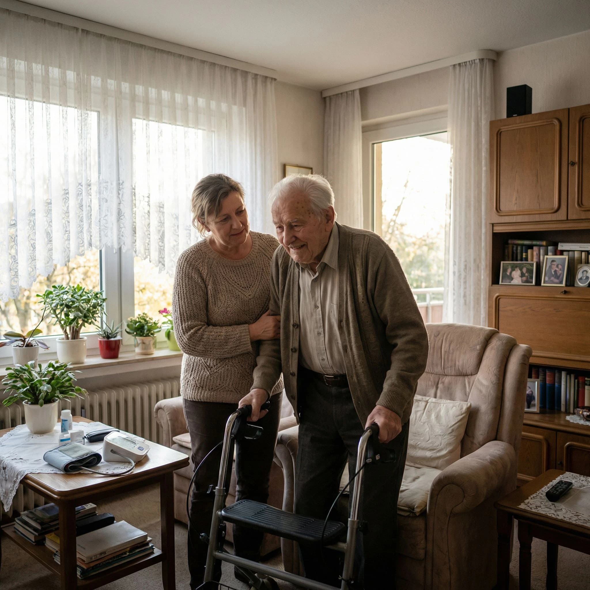 Häusliche Pflege: Angehörige am Limit