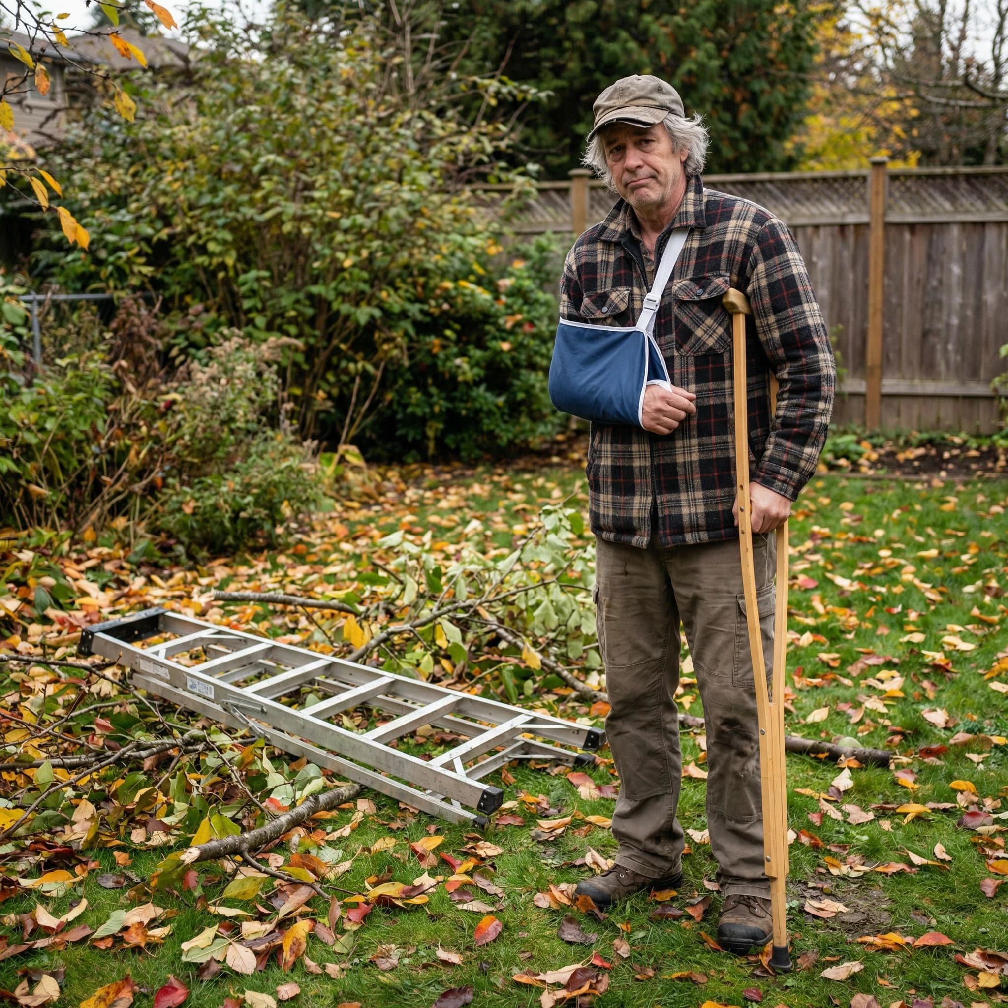Gartenunfall: Beide Handgelenke gebrochen